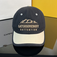 Casquette de baseball respirante pour homme et femme, broderie montagne, protection solaire, style coréen, streetwear, réglable