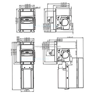 Tp77 tp83 p5 बैंकनोट मान्य रीडर बिल स्वीकार बिल रिफारेटर क्रेन क्लोज वेंडिंग मशीनों का सिक्का कोलम्बिया ईराक के लिए प्लास्टिक - Product Image 4