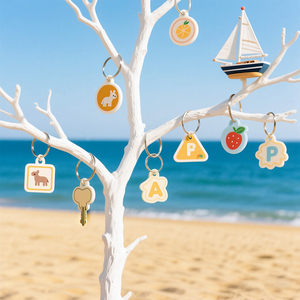 Tùy chỉnh thành phố Tên bản đồ logo cao su móc khóa mềm PVC màu sắc tươi sáng vòng chìa khóa quyến rũ với linh hoạt cảm thấy promo Chiến Dịch Quà Tặng thương hiệu - Product Image 4