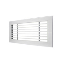 Grille de climatisation, divers types de grille d'aération linéaire à fentes en aluminium