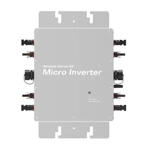 1600W กริดแบบเสียบปลั๊กอินเวอร์เตอร์ไมโครแบบพกพาพร้อม MPPT สำหรับชุดระเบียงระบบ PV