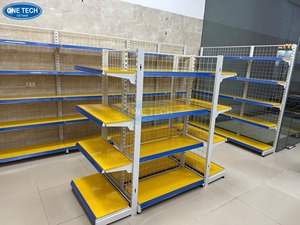 Customization Wire mesh back supermarket shelving / gondola shelving/ <b>display</b> racks Vietnam 3-6 tiers Customization Light Duty - Product Image 5