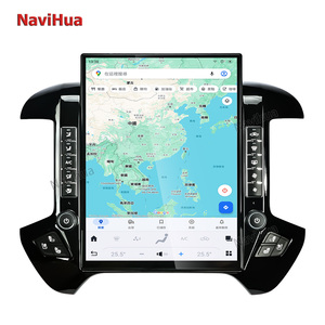Navihua Màn hình thẳng đứng <span class=keywords><strong>Android</strong></span> đài phát thanh DVD Player Stereo cho Chevrolet Silverado GMC Sierra 2015-2018 <span class=keywords><strong>GPS</strong></span> đa phương tiện Navigation - Product Image 3