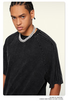 2024 personnalisé hommes et femmes Street Wear surdimensionné T-shirt Shorts ensemble survêtement 100% coton été deux pièces ensemble