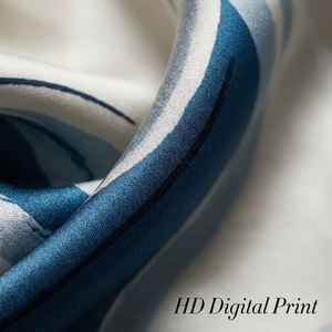 Luxury Box Packed <b>Scarf</b> 100% Pure Mulberry <b>Silk</b> Printed <b>Square</b> <b>Scarves</b> Custom Logo for Wedding Corporate Gift - Product Image 3