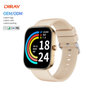 Reloj Inteligente de Moda con Reducción de Aranceles, Llamadas, Android IOS, Impermeable, Deportivo, Fitness, Monitor de Frecuencia Cardíaca y Sueño para Hombres y Mujeres