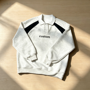 Sudadera Personalizada de Algodón Francés para Hombre, Manga Raglán, Color Sólido, Transpirable, Corte Regular, Otoño - Product Image 2