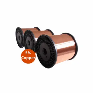 Nuevo material compuesto de fábrica 0,08mm-2,0mm (MM) alambre de acero laminado de cobre estañado