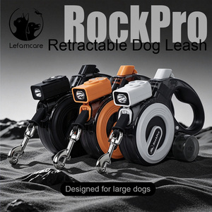 Correa Multifuncional 5 en 1 <span class=keywords><strong>para</strong></span> <span class=keywords><strong>Perros</strong></span> de hasta 16 pies con LED <span class=keywords><strong>y</strong></span> Recargable por USB, Silbato Electrónico <span class=keywords><strong>y</strong></span> Bolsa <span class=keywords><strong>para</strong></span> Excrementos <span class=keywords><strong>para</strong></span> <span class=keywords><strong>Perros</strong></span> <span class=keywords><strong>Grandes</strong></span> de hasta 50 kg - Product Image 1