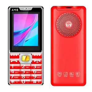 Großhandel X1 2,4 Zoll Elder Phone 4800mAh 21 Tasten Unterstützung Fackel FM MP3 GSM Dual SIM Elder Handy Senioren Telefon