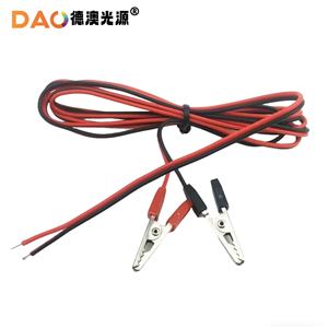 Dao Alligator <b>Clip</b> Wire 1.2M Copper Core For Car Battery Charging Durable Plastic Insulated - Product Image 2