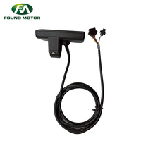 Compteur de vitesse électrique S866 Écran LCD 24V 36V 48V Panneau de commande pour scooter électrique avec prise SM Remplacement pour vélos électriques