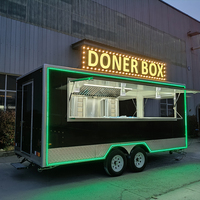 Chariot alimentaire mobile solaire Etodevice de 16,4 pieds, remorque alimentaire mobile à vendre