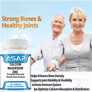 Suplemento DE SALUD Calcio Magnesio Zinc Vitamina D Cápsulas Calcio Magnesio con Vitamina D3 - Product Image 2