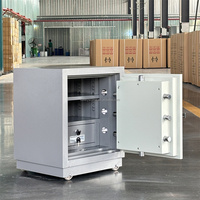 Coffre-fort personnel ignifuge haute sécurité avec serrure électronique numérique et clé, construction en acier laminé à froid pour un stockage sécurisé