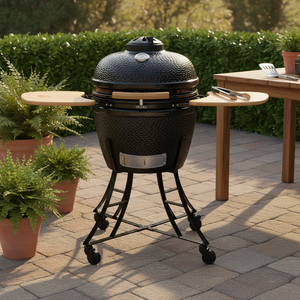 AUPLEX Parrilla de Carbón Cerámica Kamado de 24 Pulgadas <span class=keywords><strong>para</strong></span> Barbacoa y <span class=keywords><strong>Cocina</strong></span> Exterior - Product Image 5