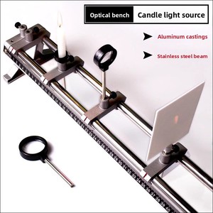 Equipo Experimental de Imagenología con Lentes Convexas y Cóncavas, Banco Óptico Eléctrico de Aluminio Fundido para <span class=keywords><strong>Física</strong></span> de Secundaria - Product Image 2