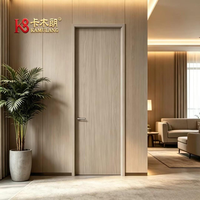 Portes intérieures modernes en bois massif composite polymère sur mesure pour chambre, hôtel, salle de bain, salle à manger, appartement, villa, insonorisées