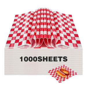 Eco-Friendly Coated <b>Food</b> Grade Hamburger <b>Wrapping</b> <b>Paper</b> | Greaseproof for Cookies Bread & More EU/US Compliant - Product Image 1