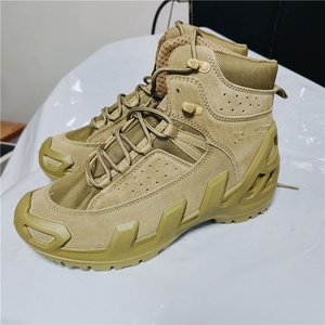 Chaussures de sécurité durables à la cheville TSB07-2 vert foncé, marron, kaki, noir, bottes de travail tactiques, bottes camouflage - Product Image 2