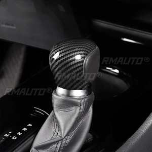 Cubierta Decorativa para Palanca de Cambios de Coche, ABS, para Toyota C-HR CHR 2016 2017 2018 2019 2020, Fibra de Carbono/Azul/Plateado - Product Image 5