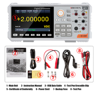 Multimètre de laboratoire VICTOR 8165 Pro, écran tactile LCD 4,3 pouces, 6,5 chiffres, haute précision avec contrôle à distance LAN USB RS232