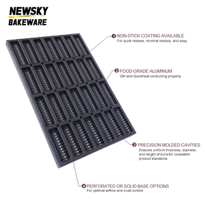 صينية خبز تجارية من كاتربيلر مكونة من 28 قطعة، مقاس 400*600*45 ملم، معدات فرن للمخابز والكعك، للاستخدام المنزلي والفندقي - Product Image 2