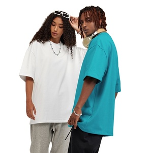 New Design Luxury Quality Cotton Loose Fit Little Drop Shoulder Blank Oversized Men T Shirt Custom Logo - Product Image 1