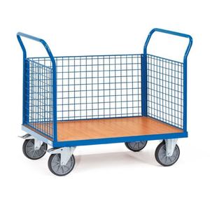 गोदाम डिजाइन ओम आपूर्तिकर्ता के लिए भारी शुल्क धातु स्टील लॉजिस्टिक ट्रॉली - Product Image 2