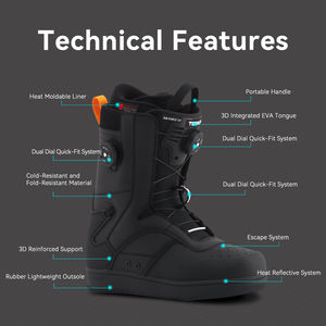 Nouvelles bottes de snowboard pour adultes, à enfiler rapidement, imperméables, pour le snowboard, <span class=keywords><strong>Air</strong></span> <span class=keywords><strong>Force</strong></span> 3.0 - Product Image 4
