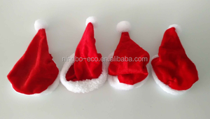 Cadeau de décoration de Noël de haute qualité Chapeaux de Noël Chapeaux de Père Noël pour la célébration de la fête - Product Image 6