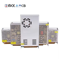 Pilote d'éclairage LED 5V 12V 24V 36V 48V SMPS 5W 25W 35W 50W 100W 150W 200W 350W DC Alimentation à découpage industrielle