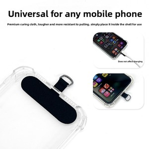 Cordon de téléphone en corde de 8 mm d'épaisseur avec logo personnalisé, sangle télescopique réglable pour port croisé, cordon anti-perte pour extérieur - Product Image 5