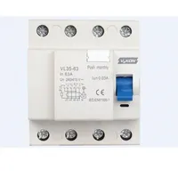 Disjoncteur différentiel haute performance RCCB 3p+N 6kA 63A, disjoncteurs de fuite jusqu'à 63A