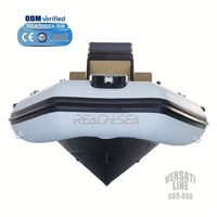 Bateau pneumatique de luxe en aluminium à coque en V profond, 10 personnes, 6m, Achilles Hypalon avec console, pour patrouille, fournisseur chinois pour commandes en gros