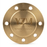 Fabrication sur mesure de composants métalliques OEM : Flanges de tuyauterie en laiton usinées, plaques d'ancrage en bronze et plaques de jonction en cuivre