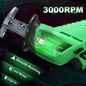 20V Cordless Reciprocal <b>Saw</b> Industrial Grade DIY Tool for Metal Wood PVC & Plastic-EU Local Warehouse CRS-20A-2 Cordless Recipro - Product Image 2