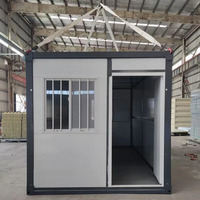 Bureau de chantier préfabriqué modulaire et portable, avec conception personnalisée de l'aménagement des portes et des fenêtres