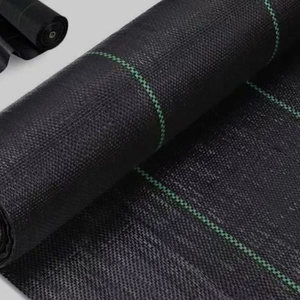 Tessuto Geotessile Non Tessuto in PP Efficace per Barriera Anti-Erbacce, per Aiuole da Giardino e Costruzione Stradale - Product Image 1