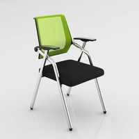 Mobilier scolaire à faible quantité minimale de commande étudiant conférence chaise de formation étude bureau maille chaise de formation pliante avec bloc-notes