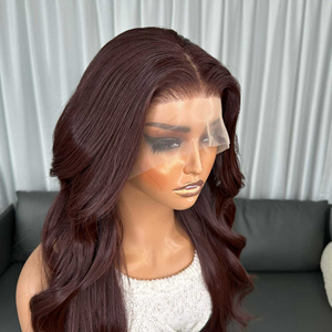 Pelucas de Cabello Sintético con Frente de Encaje 13x6, Ondas Corporales, Densidad 180%, HD Transparente, Listas para Enviar, Compra al por Mayor de Proveedores Chinos - Product Image 3