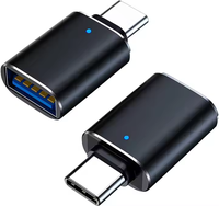 Adaptadores OTG USB 3.0 Tipo C de 10 Gbps, Convertidor USB C Macho a USB Hembra, Adaptador de Cargador de Teléfono