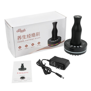 Magic Force Health Meridian Brush Rechargeable Electric Gua Sha <b>Massage</b> <b>Tool</b> With Red Light And Microcurrent For Body Relaxation - Product Image 1