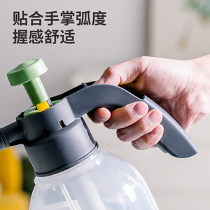 Manual Sprayer 2L Transparent Air Pressure Watering Can For Home Gardening Plant Protection With <b>Trigger</b> Gun Green And Black - Product Image 3