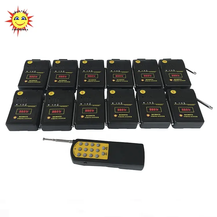 Hot sale 12 cues wireless remote control fireworks firing system with CE FCC RoHS certification