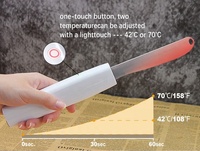 Coupeur de fromage de cuisine 3 en 1 Réchauffeur automatique de beurre de cacahuète Couteaux électriques Argent