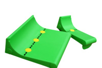 Chaise en plastique à dossier bas résistante aux intempéries, siège de tribune extérieur facile à nettoyer, sièges pour stades et écoles