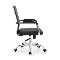 Chaise de bureau contemporaine CHONGSHANG, ergonomique, pivotante, avec dossier fixe, appui-tête réglable, pliable, en métal robuste, manuelle