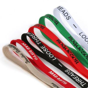 Custom Printed Shoelaces Flat 8MM Wide Fashion Colorful Polyester Shoe <b>Laces</b> for Sneakers and Casual Shoes - Product Image 1