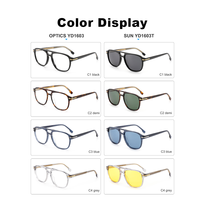 Nouvelle Arrivée 2026 – Lunettes Optiques Unisexe Anti-Lumière Bleue avec Monture en Acétate Faite Main et Double Pont – Vente en Gros OEM